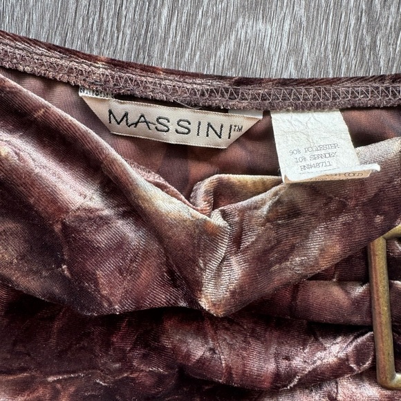 Y2K Made in USA Buckle Off The Shoulder Blouse size Medium - Picture 4 of 10